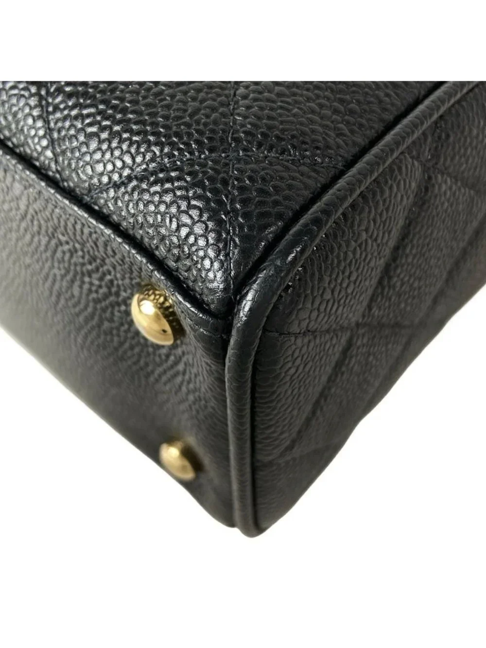 Chanel Handbag Quilted Black Mini